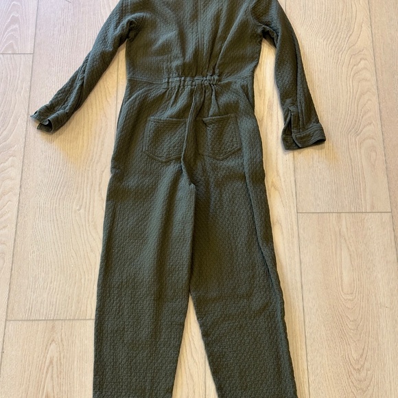 Madewell Green Diamond Jacquard Coverall Jumpsuit - XXS - Picture 6 of 9